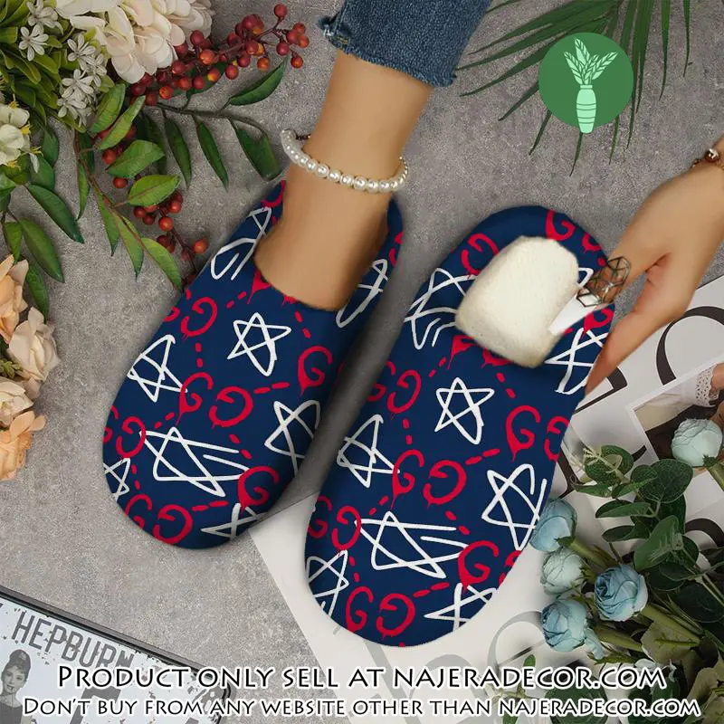 Gucci fleece slippers luxury inhouse slippers ihs1011 njr3411710